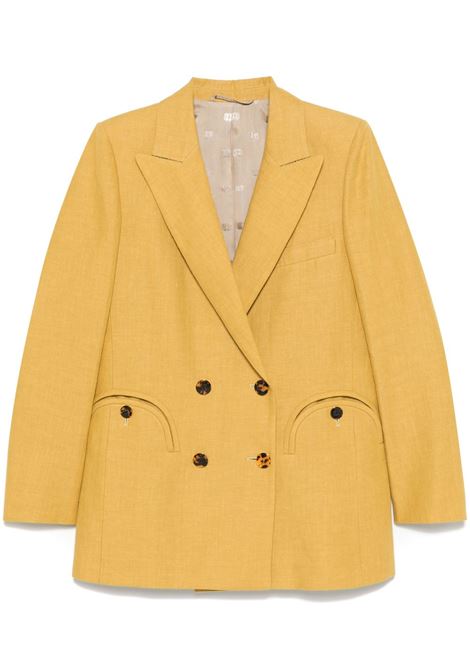 Mustard yellow Midday Sun blazer Blazé Milano - women